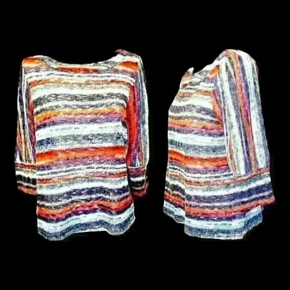 NEW DIRECTIONS Woman PETITE Sweater Top 3/4 Sleeves LIGHTWEIGHT Shirt size 16P - Picture 1 of 5